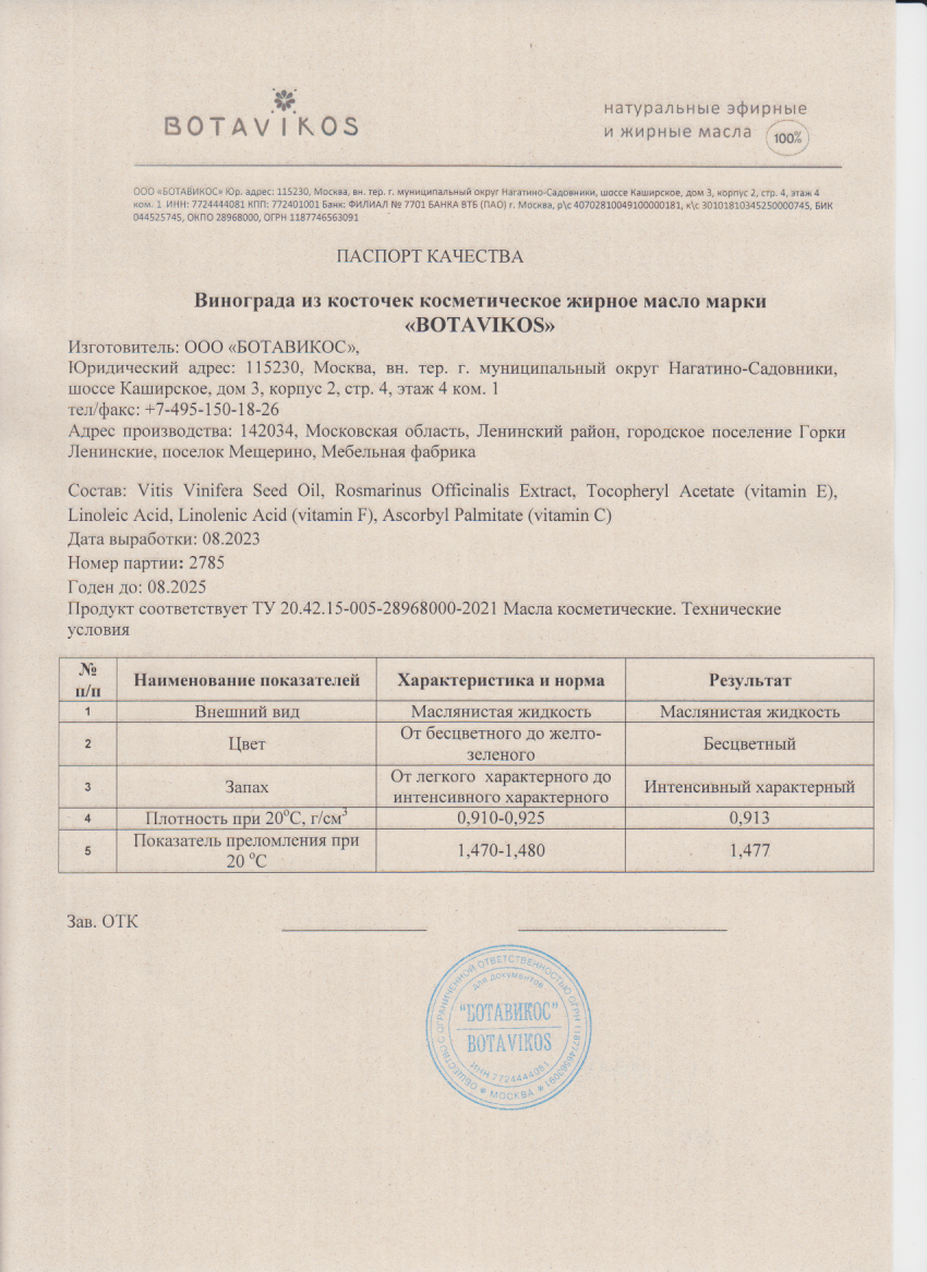 Паспорт №082023